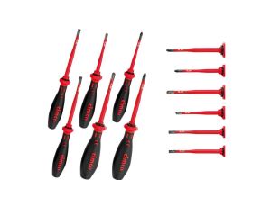 Zestaw Wkrętaków Wkrętaki Krzyżakowe Płaskie Izolowane 1000V CIMCO 6 szt