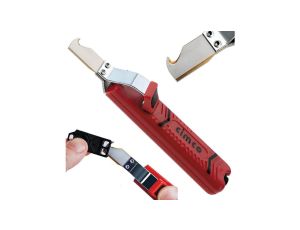 Nóż do Kabli do Ściągania Izolacji z Ostrzem Hakowym 8 - 28 mm 165 mm CIMCO