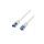 patchcord SFTP Cat6a/Cat7 Superflex biały na kablu /5 m/