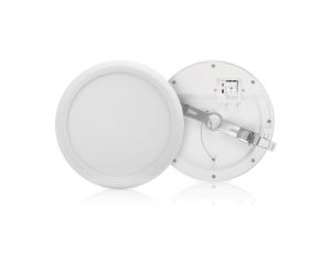 Plafon LED 2w1 Pherkad Round 8/12W 3000K-6000K IP44 Natynkowy Podtynkowy