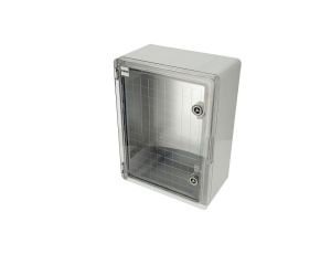 Obudowa standardowa ABS 300x400x170 z ocynkowaną płytą montażową (z przeźroczystymi drzwiami) 800.701.003 HOROZ