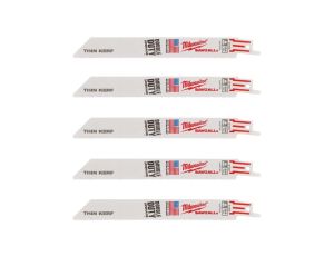 Brzeszczot do piły szablastej bi-metalowy 230x0,9mm do metalu Thin Kerf MILWAUKEE 5szt