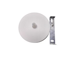 Maskownica sufitowa podsufitka 1x otwór 10mm z tworzywa biała fi:100mm ALKRI