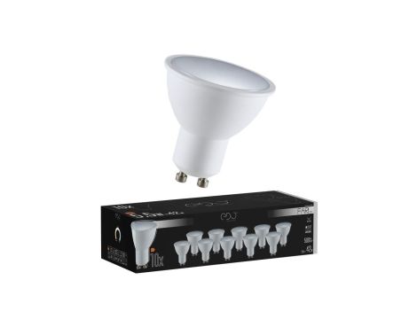 Zestaw 10x żarówka FARI LED GU10 5,5W 4000K neutralna NW 500lm 120st EDO777489 EDO