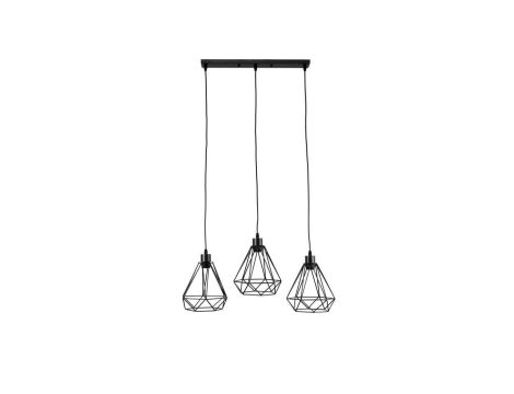 Lampa wisząca ALAMBRA SORO 3xE27 czarna EDO777195