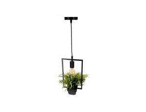 Lampa wisząca MEA Rectangle, geometryczna prostokąt, IP20, E27, EDO777546