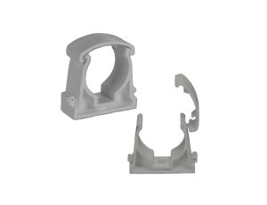 Uchwyt do Rur Kablowych Peszel Zamykany 40mm UZ-40 Szary 1 szt AKS Zielonka