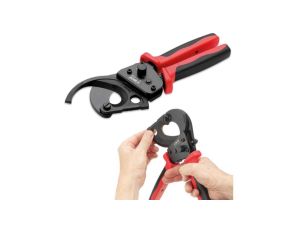 Obcinak Nożyce Do Cięcia Kabli Przewodów Jednoręczne z Grzechotką 45 mm