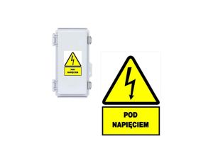 Trytyt Tablica samoprzylepna 74x105 POD NAPIĘCIEM NO3-PN