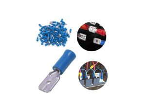 Trytyt Końcówka konektorowa izolowana - wsuwka TWI-6,3-2,5/0,8NB niebieski 100szt