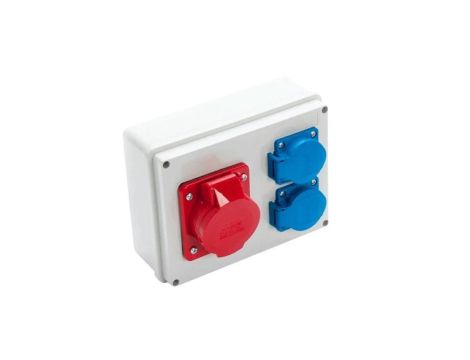 VIPLAST Rozdzielnica Gniazdo 16/5 + 2x250V