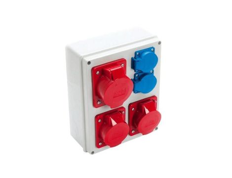 VIPLAST Rozdzielnica Gniazdo 32/5 + 2x16/5 + 2x250V