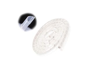 Organizer Maskownica Kabli Wąż Spiralny Spirala 8 - 65 mm 10M Transparentny