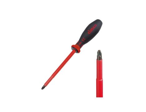 Wkrętak izolowany krzyż 100mm napięcie probiercze 1000V PZ 2