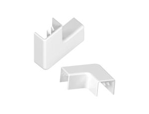 Łącznik kątowy do kanału kablowego MKE LK 18x50mm Biały 1 szt. AKS Zielonka