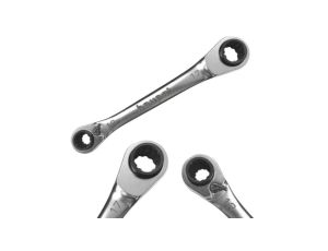 Klucz oczkowy z grzechotką 4w1, 10x13 mm + 17x19 mm 110782