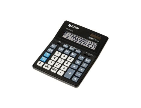 ELEVEN Kalkulator biurowy CDB1401BK czarny