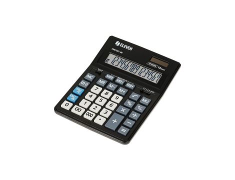 ELEVEN kalkulator biurowy CDB1601BK czarny