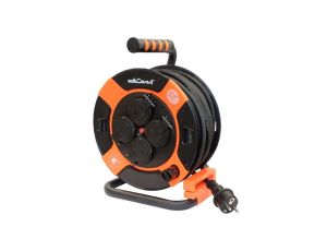 Przedłużacz bębnowy 4-gniazdowy H05RR-F 3G1.5 25m IP44 / 24631