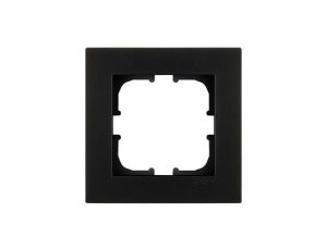 Ramka pojedyncza Exen seria Karell czarny metalik K101/14E