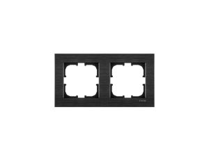 Ramka podwójna Exen seria Comfort kosmiczny czarny C102/09E