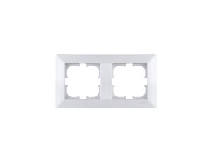 Ramka podwójna Exen seria Odak biała O102/01E