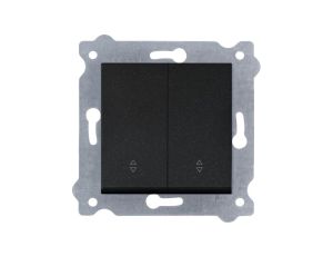 Łącznik podwójny schodowy Czarny Metalik 211/14E EXEN