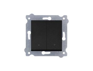 Przycisk roletowy Czarny Metalik 216/14E EXEN