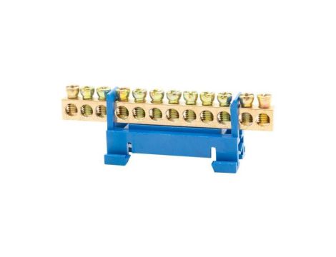 Listwa zaciskowa 12X16 mm2-niebieska GEP-00035
