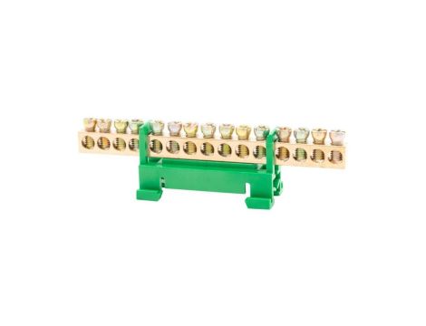 Listwa zaciskowa 15X16 mm2-zielona GEP-00038