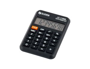 ELEVEN Kalkulator kieszonkowy LC110NR czarny