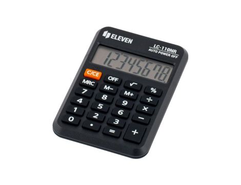 ELEVEN Kalkulator kieszonkowy LC110NR czarny