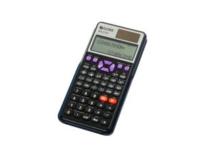 ELEVEN kalkulator naukowy czarno-srebrny, zasilanie bateryjne i solarne SR270X