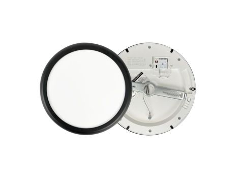 Plafon LED 2w1 Pherkad 12/18W 3000-6000K IP44 Czarny