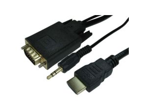 1MTR HDMI TO VGA CABLE WITH AUDIO CABLE