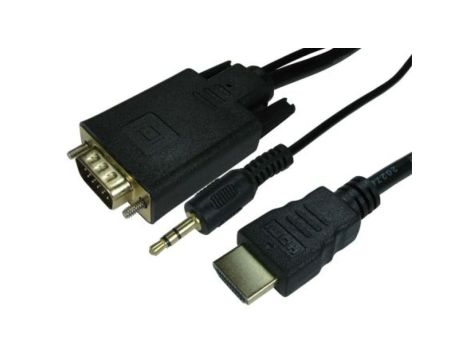 1MTR HDMI TO VGA CABLE WITH AUDIO CABLE