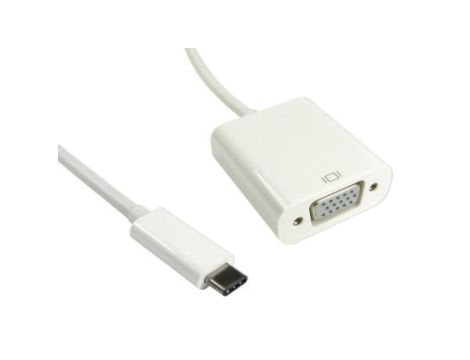 Adapter, do wyświetlaczy: 1, USB C, USB 3.1, VGA