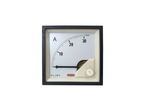 Amperomierz analogowy panelowy DC -10C do +65C RS PRO