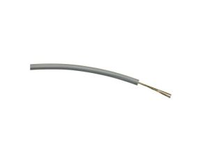 Przewód jednożyłowy linkowy, 0,2 mm, 7/0,2 mm, 24 AWG, PVC, 1 kV AC, Szary, dł. 500m, RS PRO