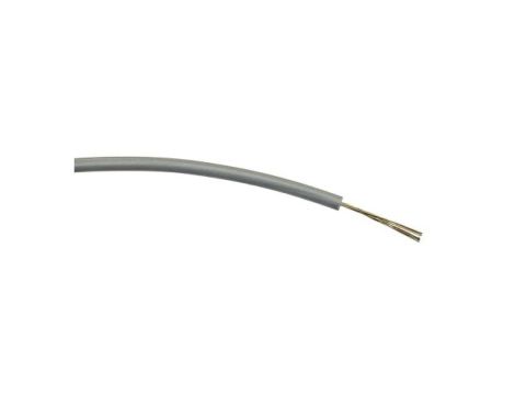 Przewód jednożyłowy linkowy, 0,2 mm, 7/0,2 mm, 24 AWG, PVC, 1 kV AC, Szary, dł. 500m, RS PRO
