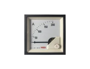 Amperomierz analogowy panelowy 200 (Scle) A, 200/5 (CT) A, 5 (Input) A AC -10C do +65C RS PRO