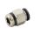 Adapter gwintowany prosty gwint – rura, 20 barów