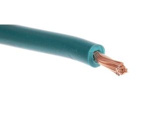 Przewód samochodowy, dł. 30m, 1 mm CSA, kolor: Zielony, 600 V, -40 → +100C, RS PRO Odporność na ogień