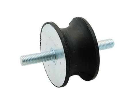 Nóżka z gwintem, M10, Ø 60mm, materiał: Guma naturalna 50Shore A, RS PRO