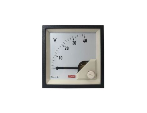 Amperomierz analogowy panelowy DC -10C do +65C RS PRO