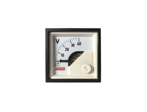 Amperomierz analogowy panelowy DC -10C do +65C RS PRO