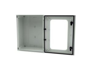 Szafka ścienna rozdzielcza Jasnoszary, materiał: Plastik wzmacniany włóknem szklanym, IP66, RS PRO RAL 7035