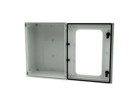 Szafka ścienna rozdzielcza Jasnoszary, materiał: Plastik wzmacniany włóknem szklanym, IP66, RS PRO RAL 7035