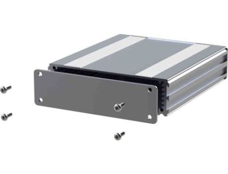 Obudowa urządzeń elektronicznych, aluminiowa, Srebrny, 220 x 108.5 x 30mm, RS PRO