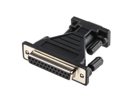 Przejściówka D-sub, 9-pinowe (szeregowe) żeńskie na D-sub, 25-pinowe żeńskie, RS PRO